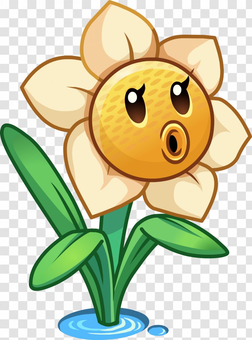 Plants Vs. Zombies 2: It's About Time Heroes Narcissus - Heart - Flower Vine Transparent PNG
