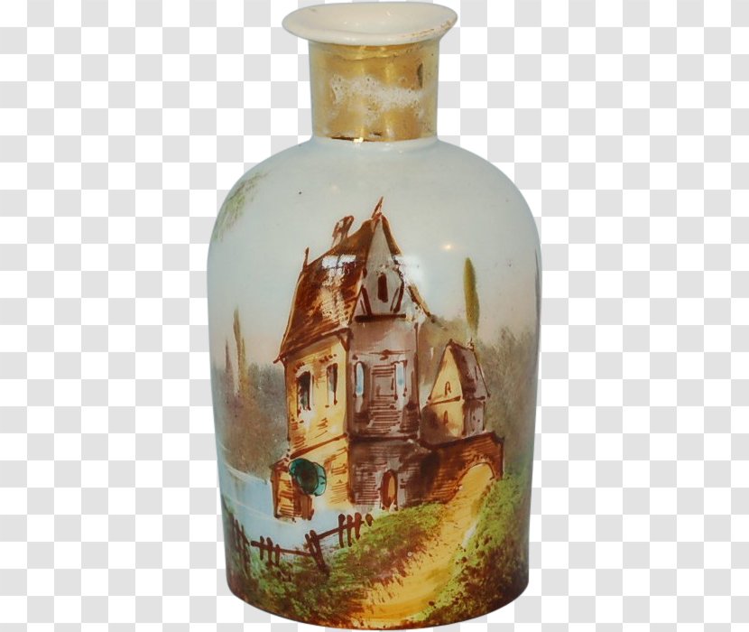 Perfume Bottles Glass Bottle Porcelain Vase - Drinkware Transparent PNG