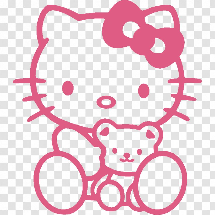Hello Kitty Sanrio Decal Sticker Image Transparent Png