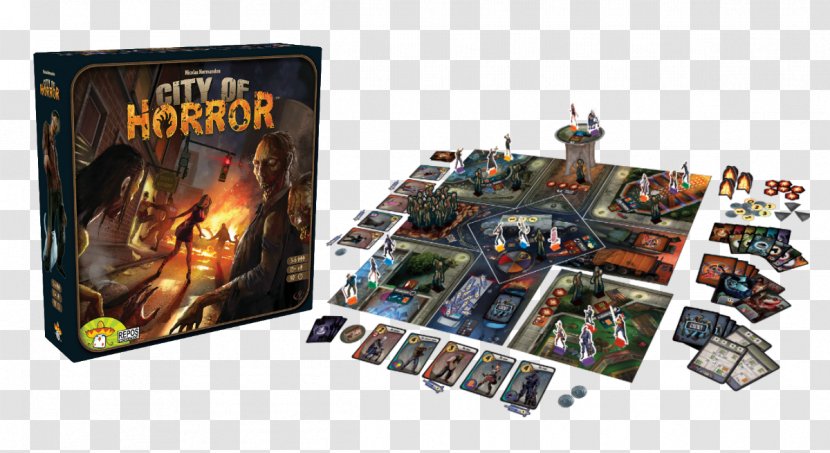 Board Game 7 Wonders Horror Fiction - Cartoon - Scary Town Transparent PNG