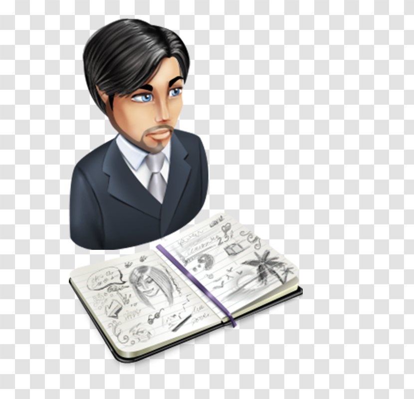 Portfolio Art Icon - Website - Cartoon Man Looking At Pictures Transparent PNG