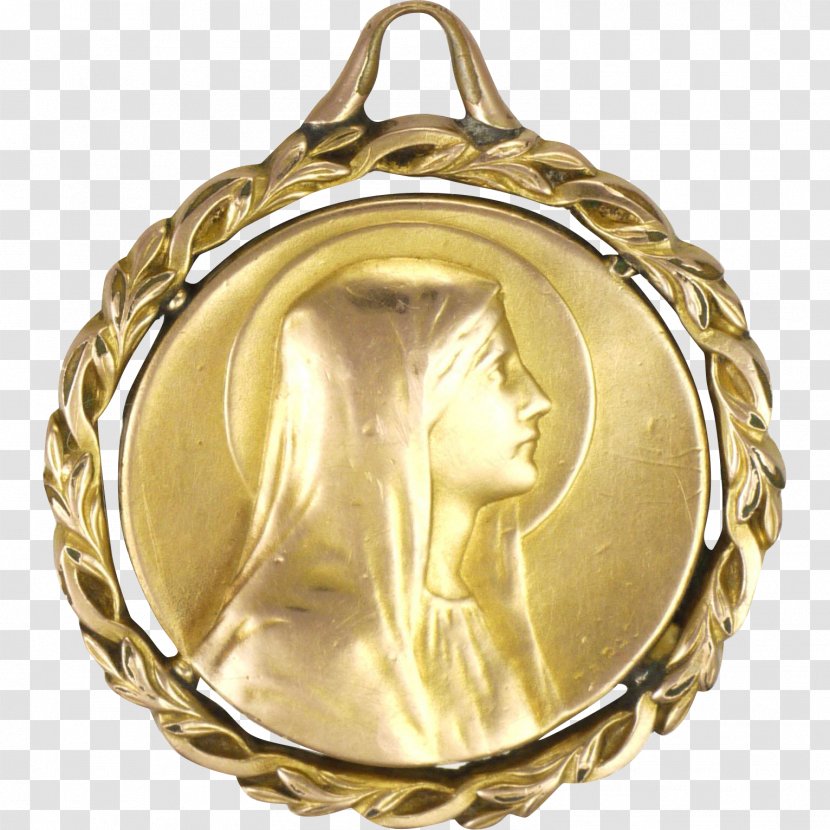 Tayrac Medal Gold Plating Silver - Art Deco Transparent PNG