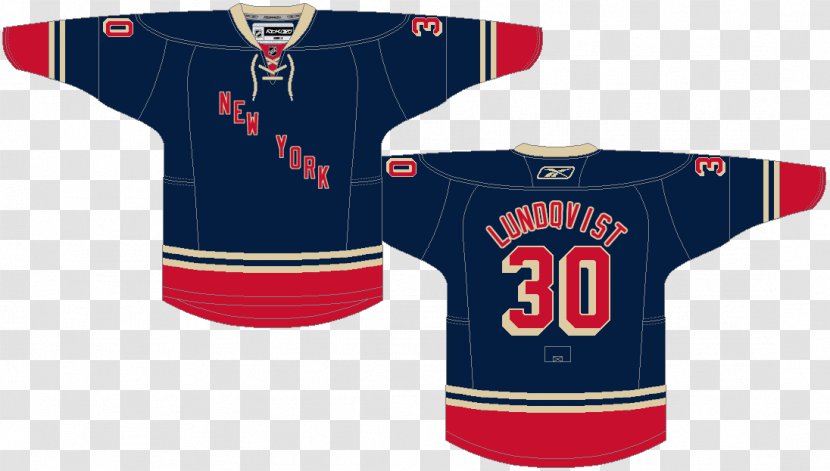 New York Rangers Islanders Sports Fan Jersey Third - Outerwear - T-shirt Transparent PNG