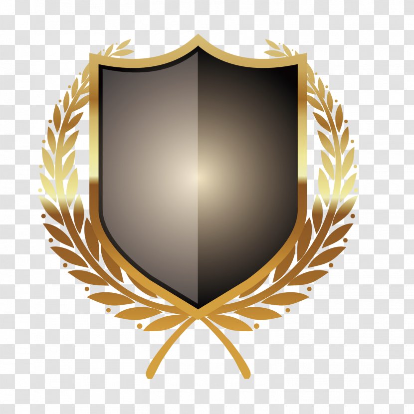 Badge Icon - Logo - Metal Shield + Transparent PNG