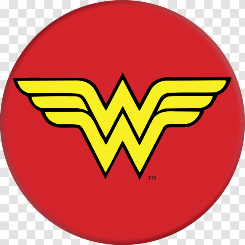 Wonder Woman PopSockets Grip Stand Green Lantern Batman YouTube - Yellow Transparent PNG