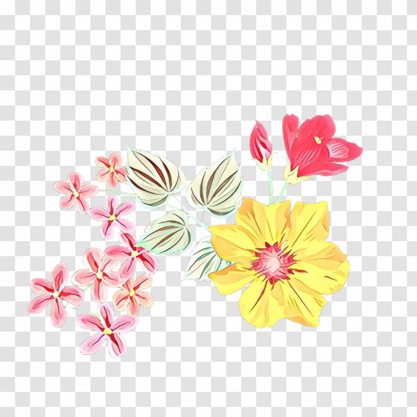 Black And White Flower - Cut Flowers - Hibiscus Wildflower Transparent PNG