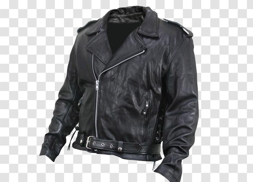 Leather Jacket Motorcycle Zipper Transparent PNG