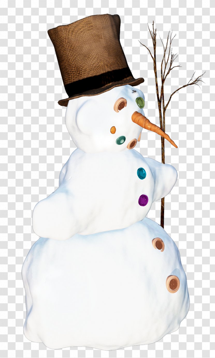 Snowman Winter Christmas - Motif Transparent PNG