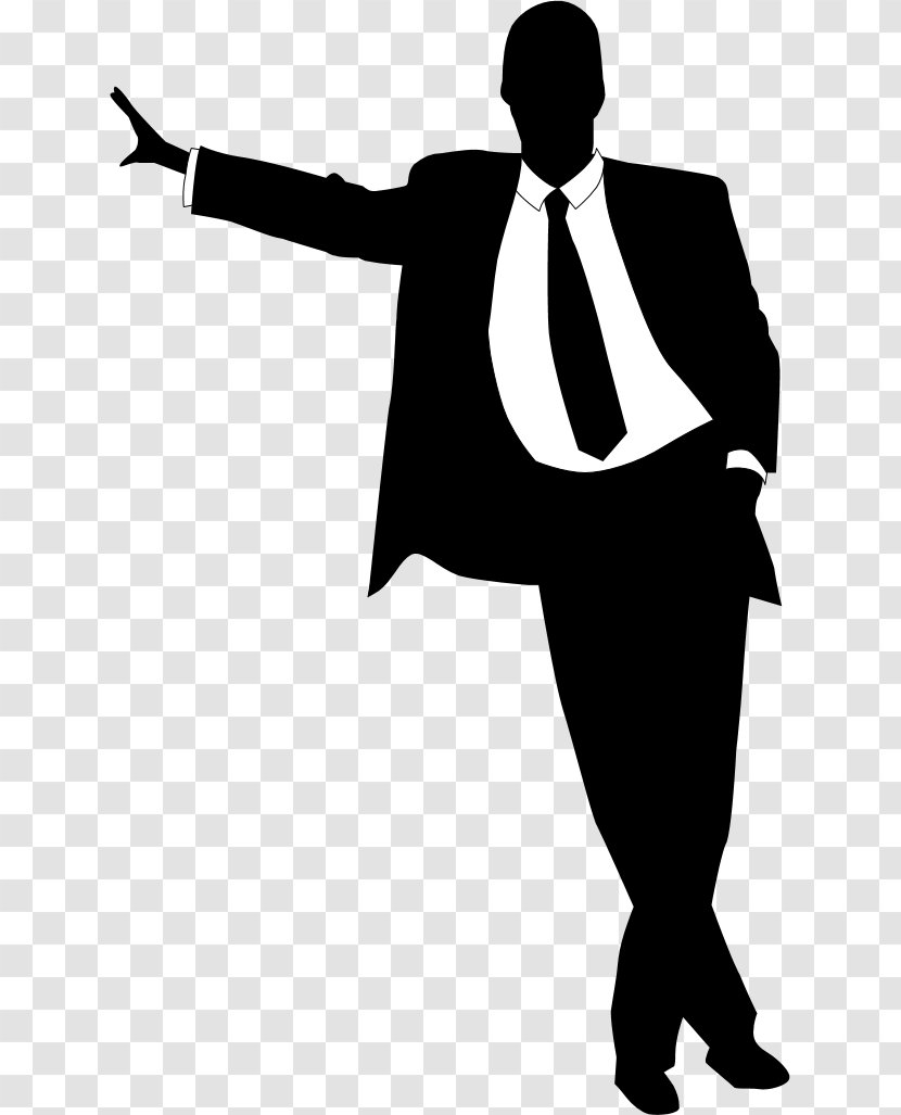 Silhouette Black And White Homo Sapiens Man - Joint Transparent PNG