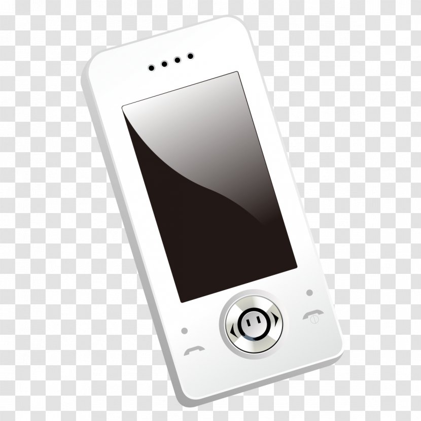 Feature Phone Smartphone Multimedia Cellular Network - White Model Transparent PNG