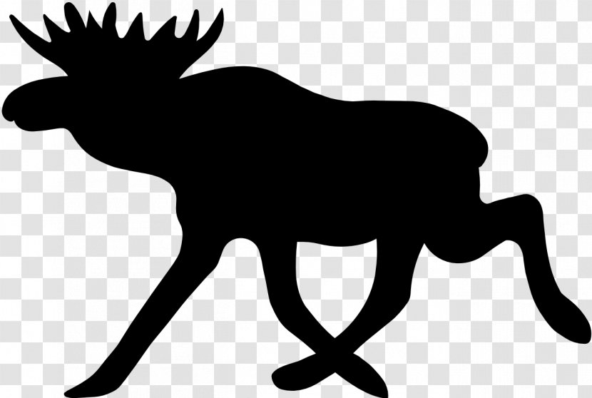 Moose Reindeer Elk Clip Art - Road - Deer Transparent PNG