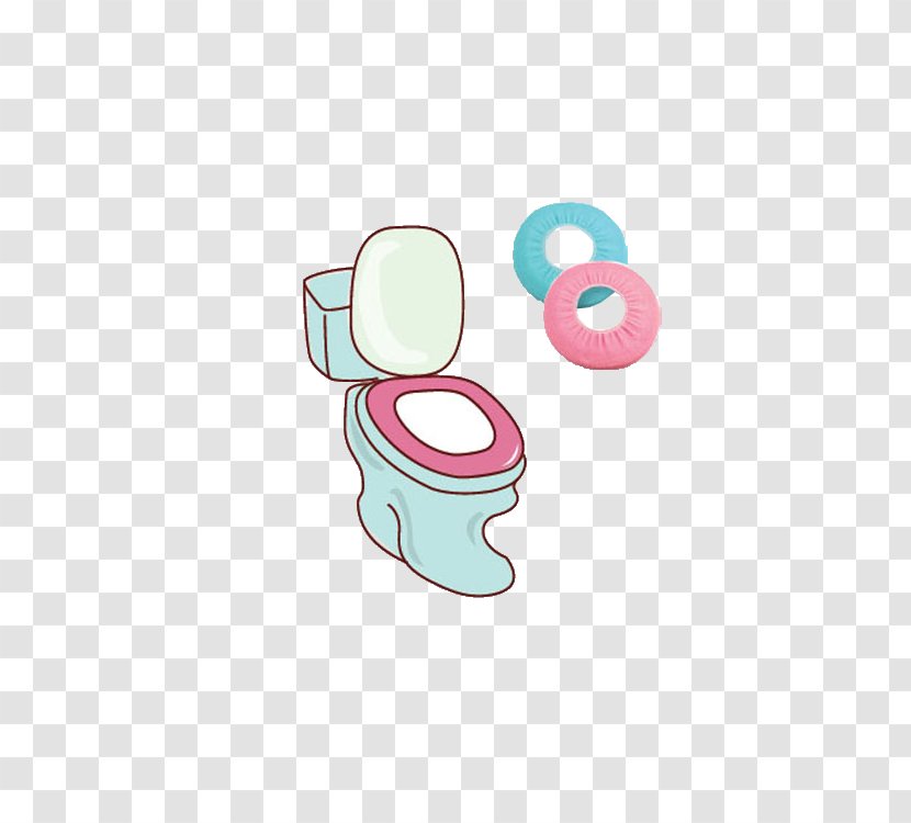 Flush Toilet Cartoon - Gratis Transparent PNG