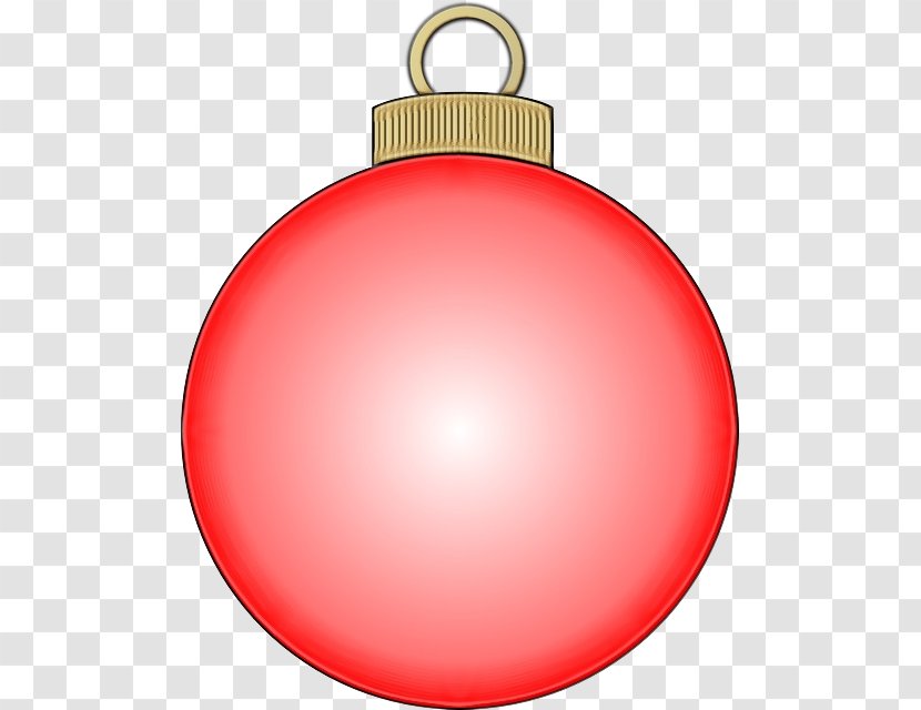 Red Christmas Ball - Sphere Transparent PNG