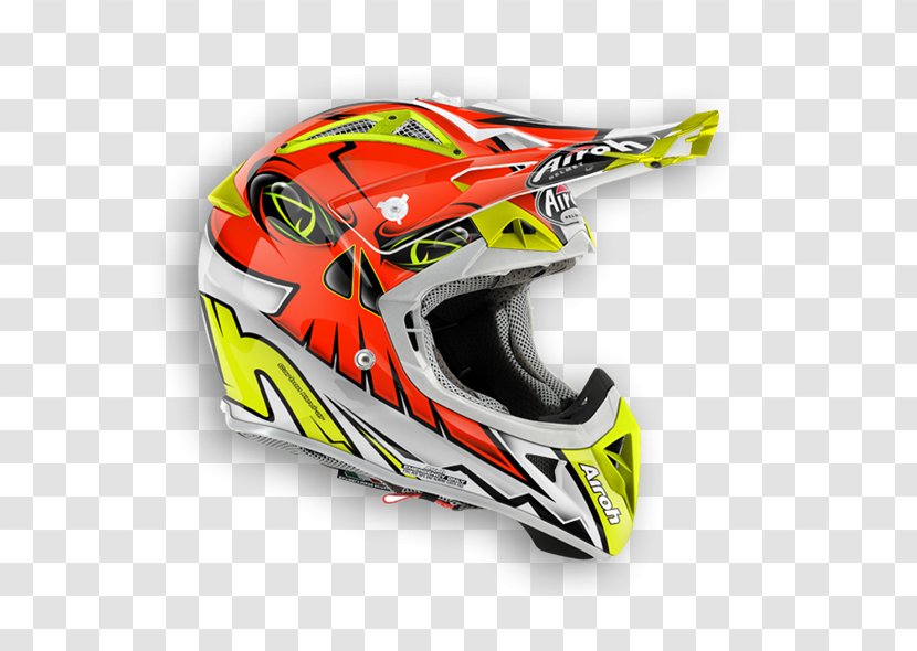 Motorcycle Helmets AIROH Motocross - Bicycles Equipment And Supplies Transparent PNG