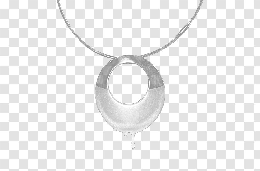 Silver Body Piercing Jewellery Pattern - Creative Necklace Transparent PNG