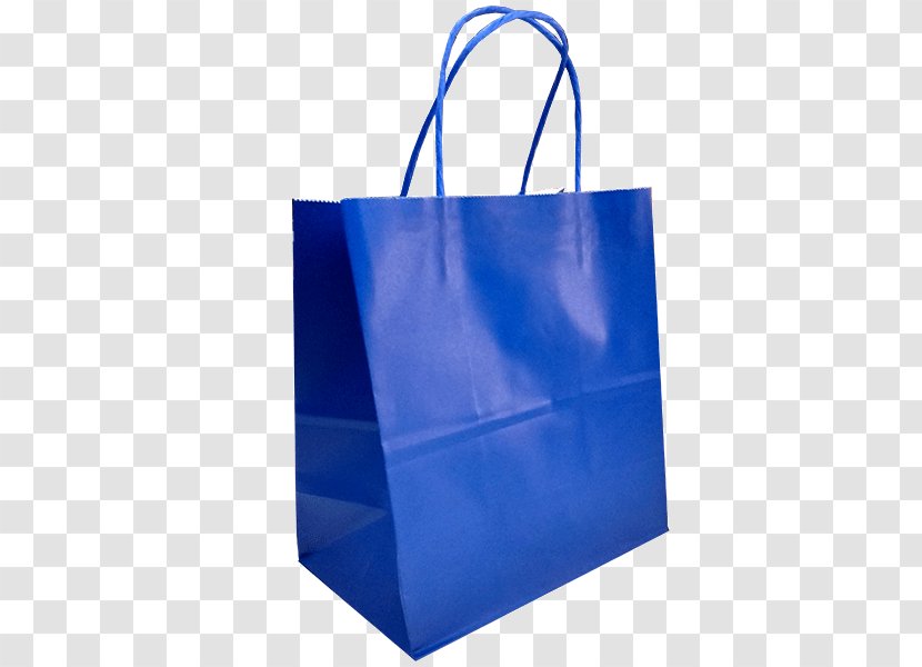 Tote Bag Paper Blue Gift - Handbag Transparent PNG