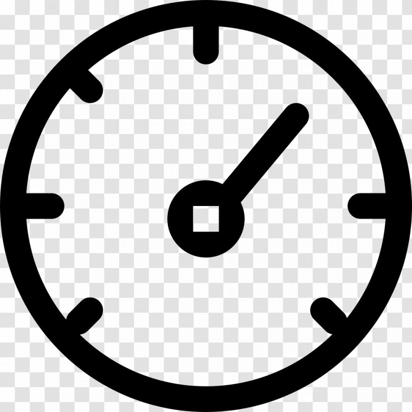 Clock - Black And White - Timer Transparent PNG