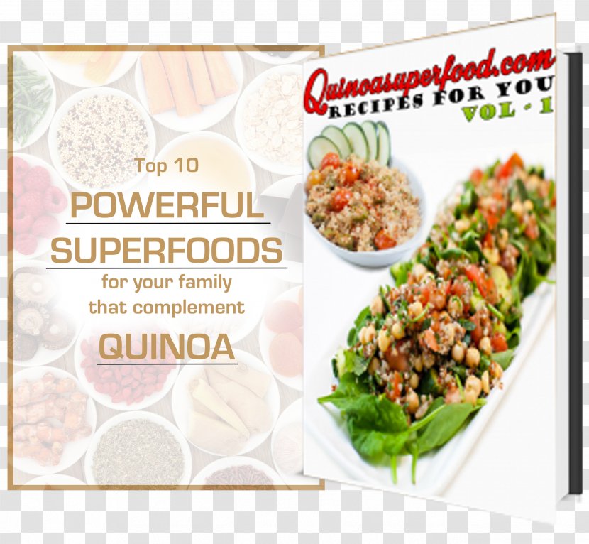Vegetarian Cuisine Asian Lunch Recipe Dish - Vegetarianism - Quinoa Transparent PNG