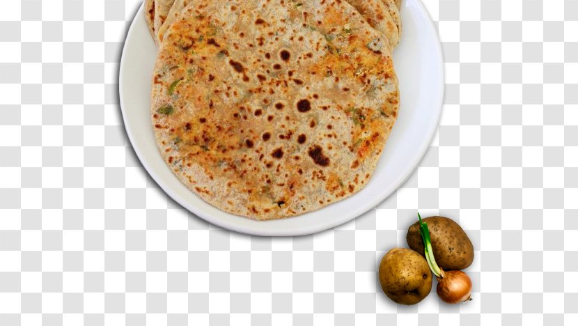 Kulcha Paratha Roti Indian Cuisine Naan - Puri - Aloo Transparent PNG
