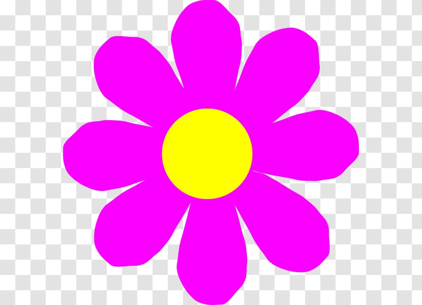 Pink Flowers Free Clip Art - Royaltyfree - Flower Clipart Transparent PNG