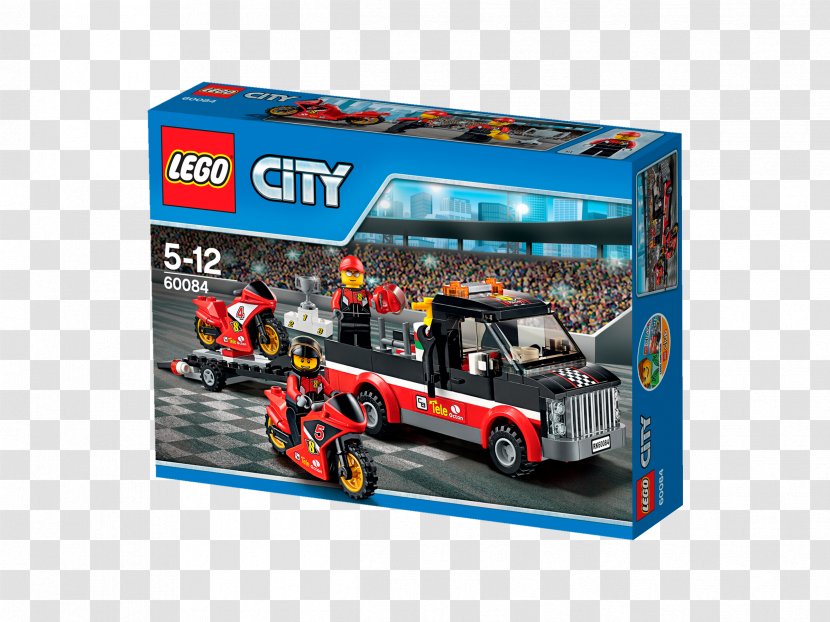 LEGO 60084 City Racing Bike Transporter Company Corporate Office Car Motorcycle - Motor Vehicle Transparent PNG
