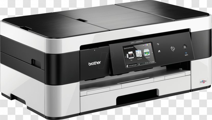 Multi-function Printer Inkjet Printing Brother Industries Image Scanner Transparent PNG