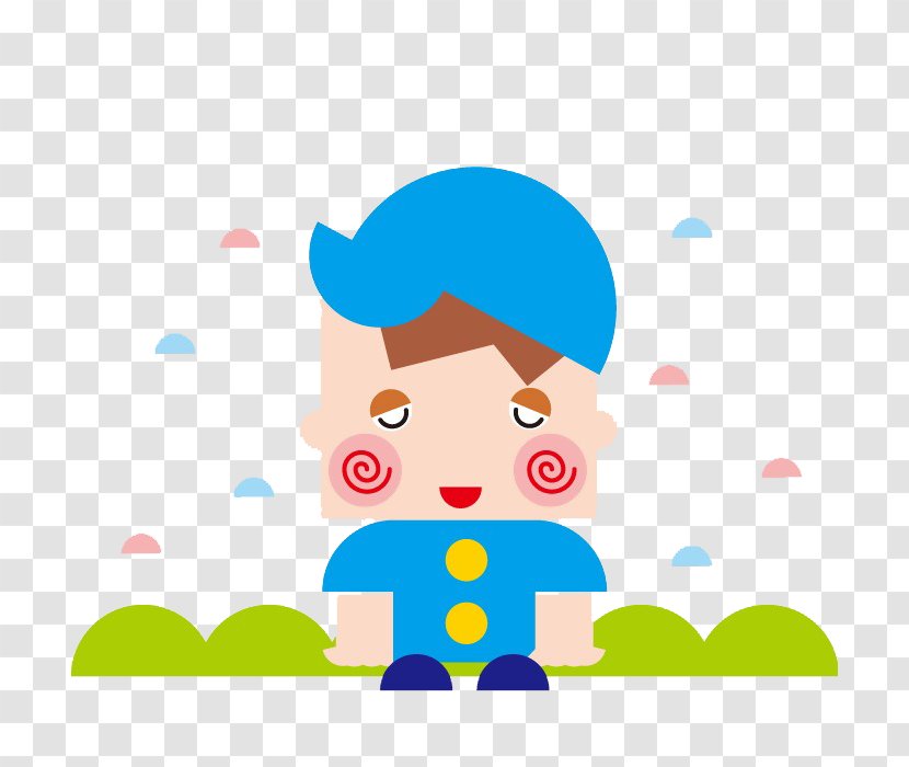 Clip Art - Play - Shy Child Transparent PNG