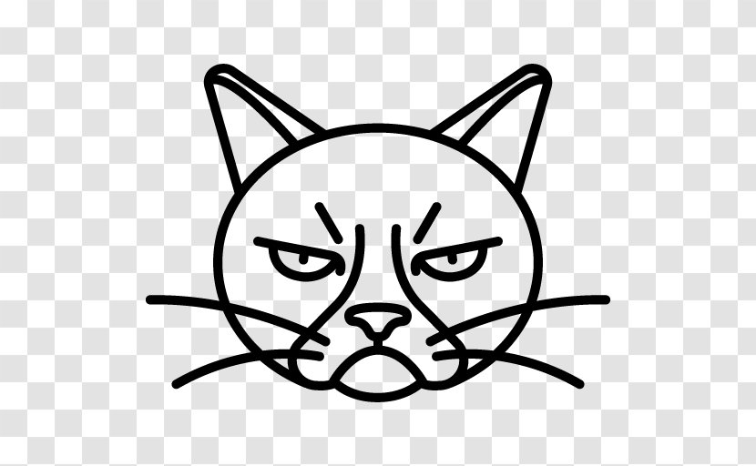 Grumpy Cat Drawing Clip Art - Frame Transparent PNG