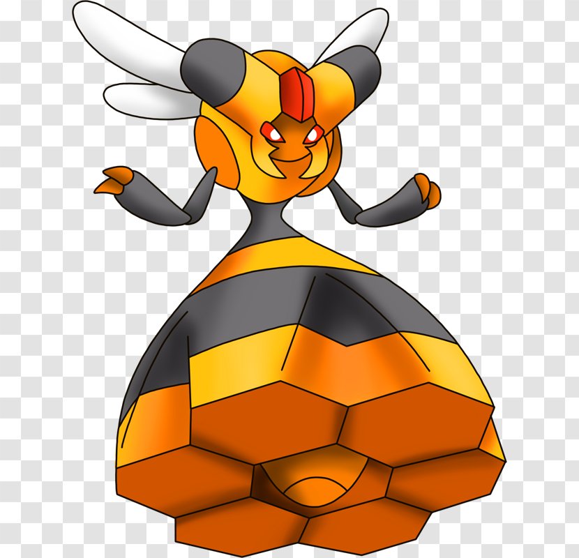 Vespiquen Honey Bee Pokémon Línia Evolutiva De Combee - Orange - Pokemon Transparent PNG