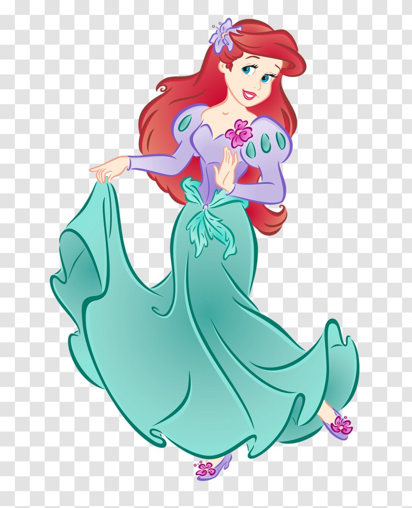 Ariel Princess Aurora Belle Fa Mulan Cinderella - Art Transparent PNG