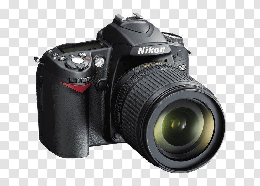 Nikon D90 AF-S DX Nikkor 18-105mm F/3.5-5.6G ED VR D7100 Digital SLR Camera Transparent PNG