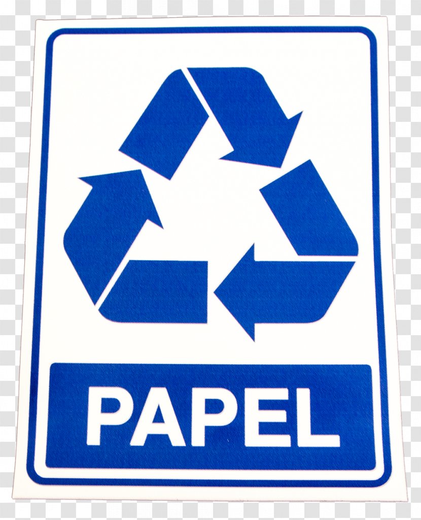 Recycling Symbol Sticker Waste Paper - Lixo Papel Transparent PNG