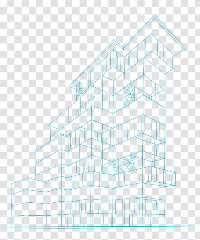 Facade Architecture Roof Sketch - House - Real Estate Investing Transparent PNG