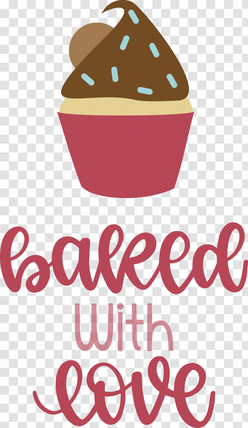 Baked With Love Cupcake Food Transparent PNG