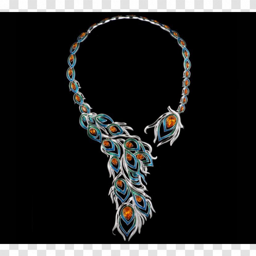 Jewellery Necklace Peacock Earring Peafowl - Dress Transparent PNG