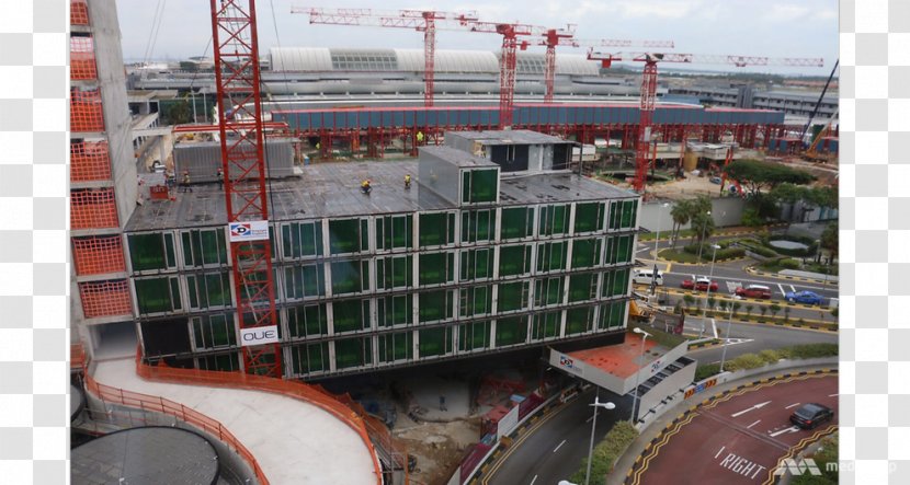 Crowne Plaza Changi Airport Architectural Engineering Hotel Building - Construction Transparent PNG