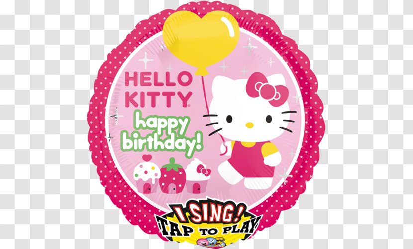 Mylar Balloon Birthday Hello Kitty Gift - Party Transparent PNG