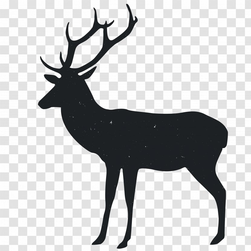 Reindeer Silhouette Animal - Silhouettes Transparent PNG