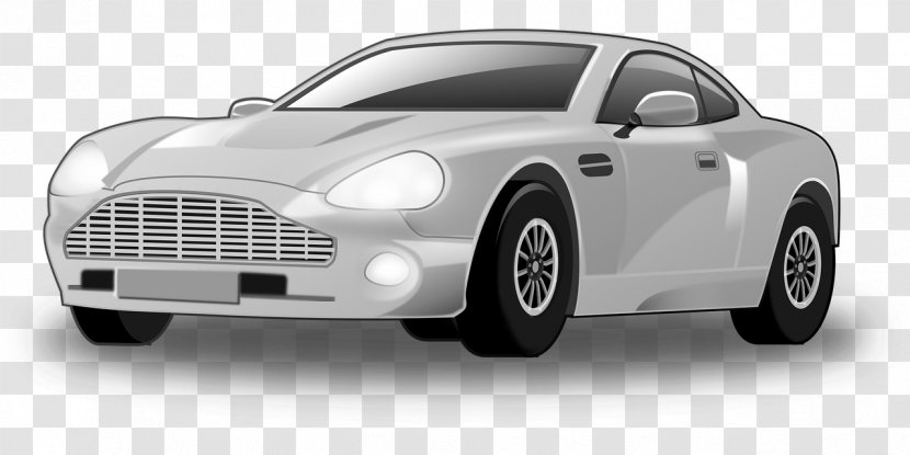 Aston Martin DBS V12 Sports Car Clip Art - Vehicle - Classic Transparent PNG