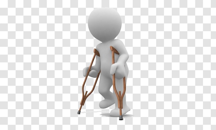 Personal Injury Accident Lawyer Crutch - Disability Transparent PNG