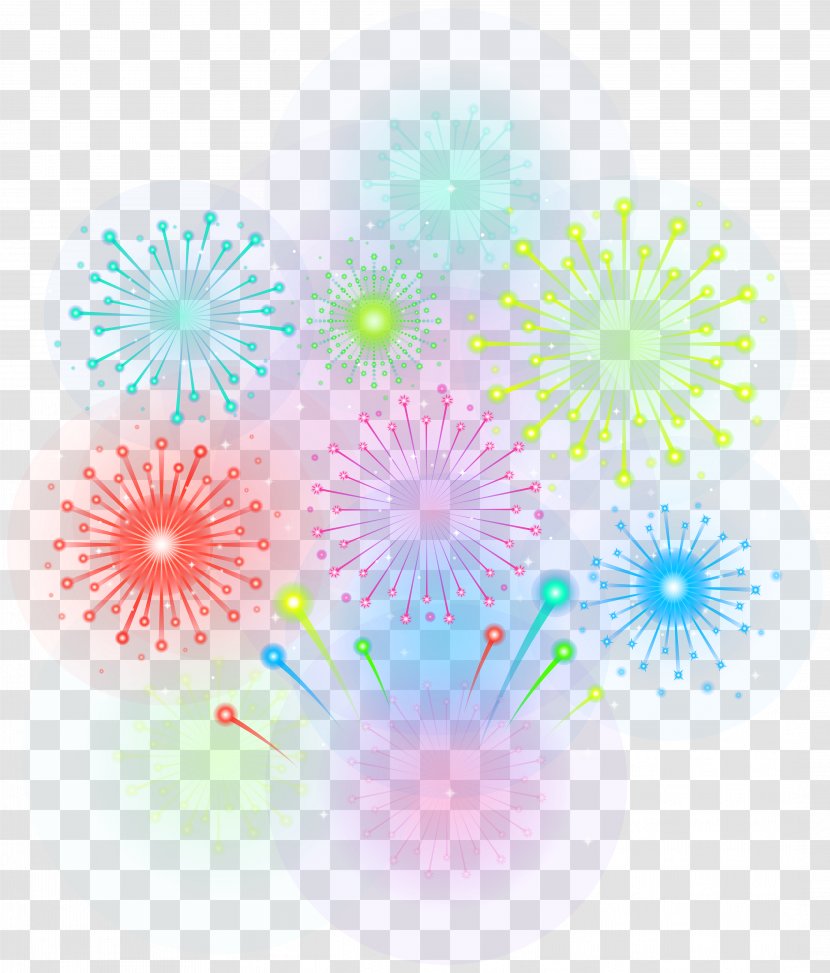 Fireworks Clip Art - Symmetry - Transparent Transparent PNG