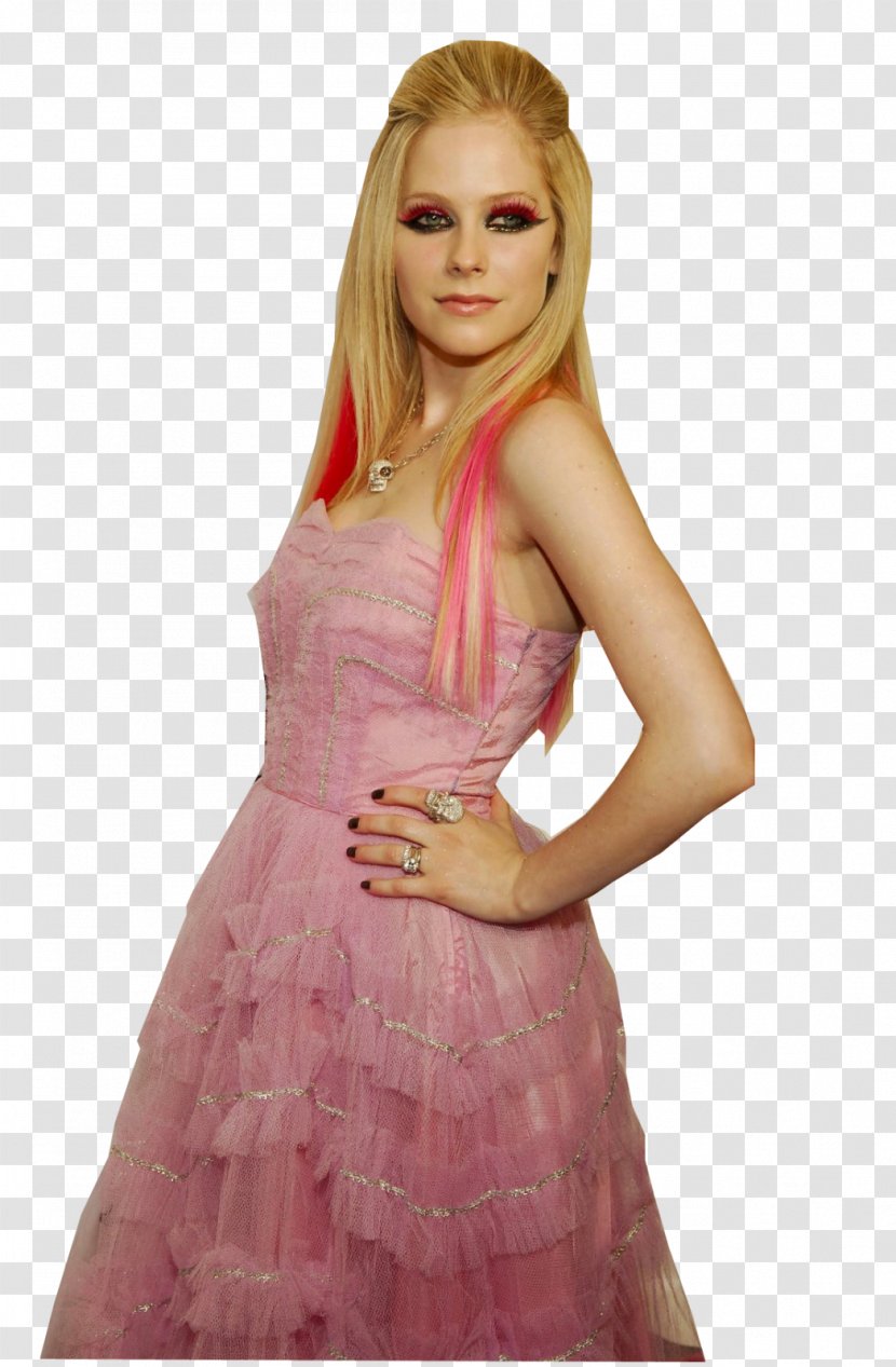 Cocktail Dress Human Hair Color Model Blond - Frame - Avril Lavigne Transparent PNG