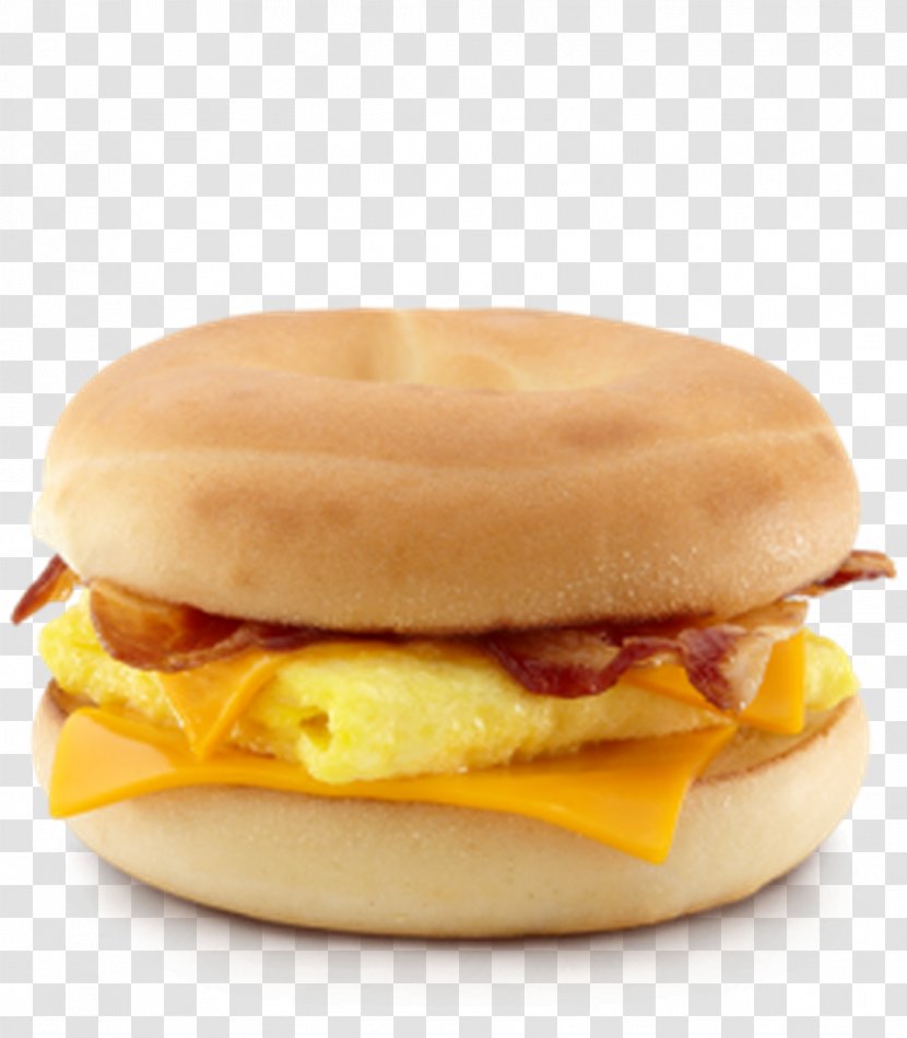 Bacon, Egg And Cheese Sandwich Bagel Breakfast - Cream - Mc Donalds Transparent PNG