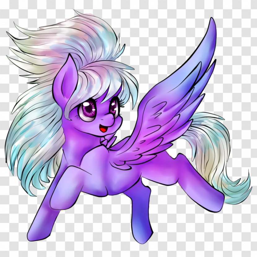 Fairy Horse Animated Cartoon - Silhouette Transparent PNG