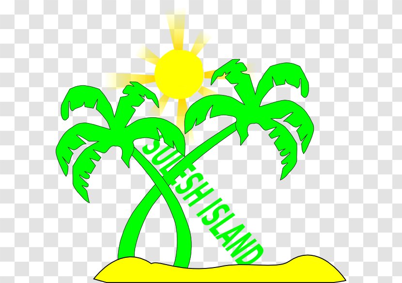 Clip Art Palm Trees Beach Image - Artwork - Refueling Transparent PNG