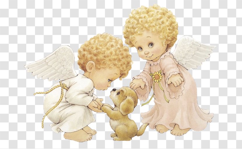 Guardian Angel Cherub Drawing - Letter Transparent PNG