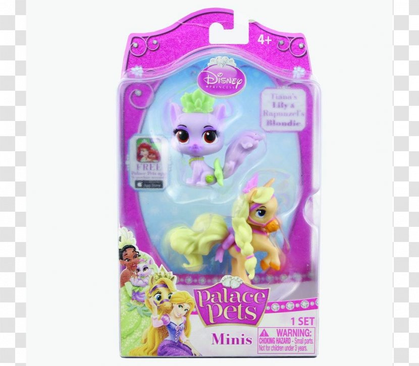 Rapunzel Pocahontas Belle Disney Princess Palace Pets Toy - Violet Transparent PNG