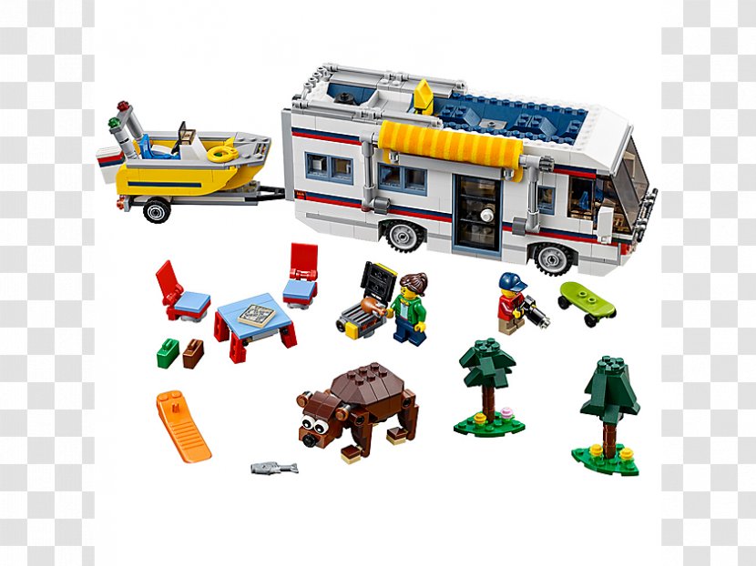 Lego Creator LEGO 31052 Vacation Getaways Construction Set Toy - 31079 Sunshine Surfer Van Transparent PNG