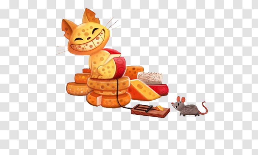 Drawing Painting Concept Art - Toy - Cheese Cat Transparent PNG