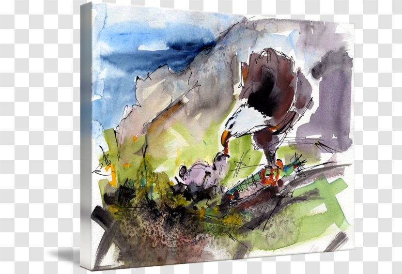 Watercolor Painting Beak Transparent PNG